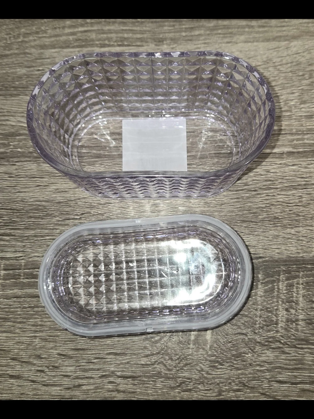Glass Trinket Box Purple Target Bullseye Playground Art Deco 2024